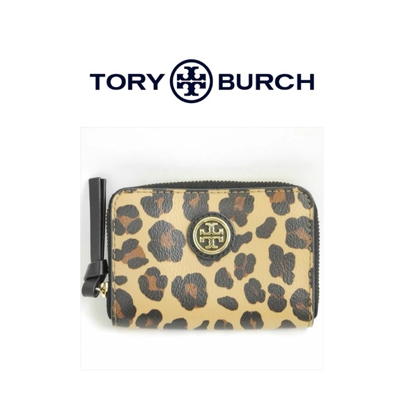 Tory Burch Mini Pouch Leopard - Picture 1 of 7